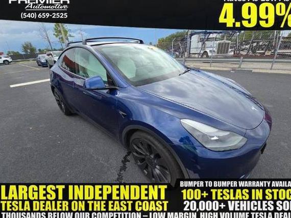 TESLA MODEL Y 2022 7SAYGDEF0NF336567 image